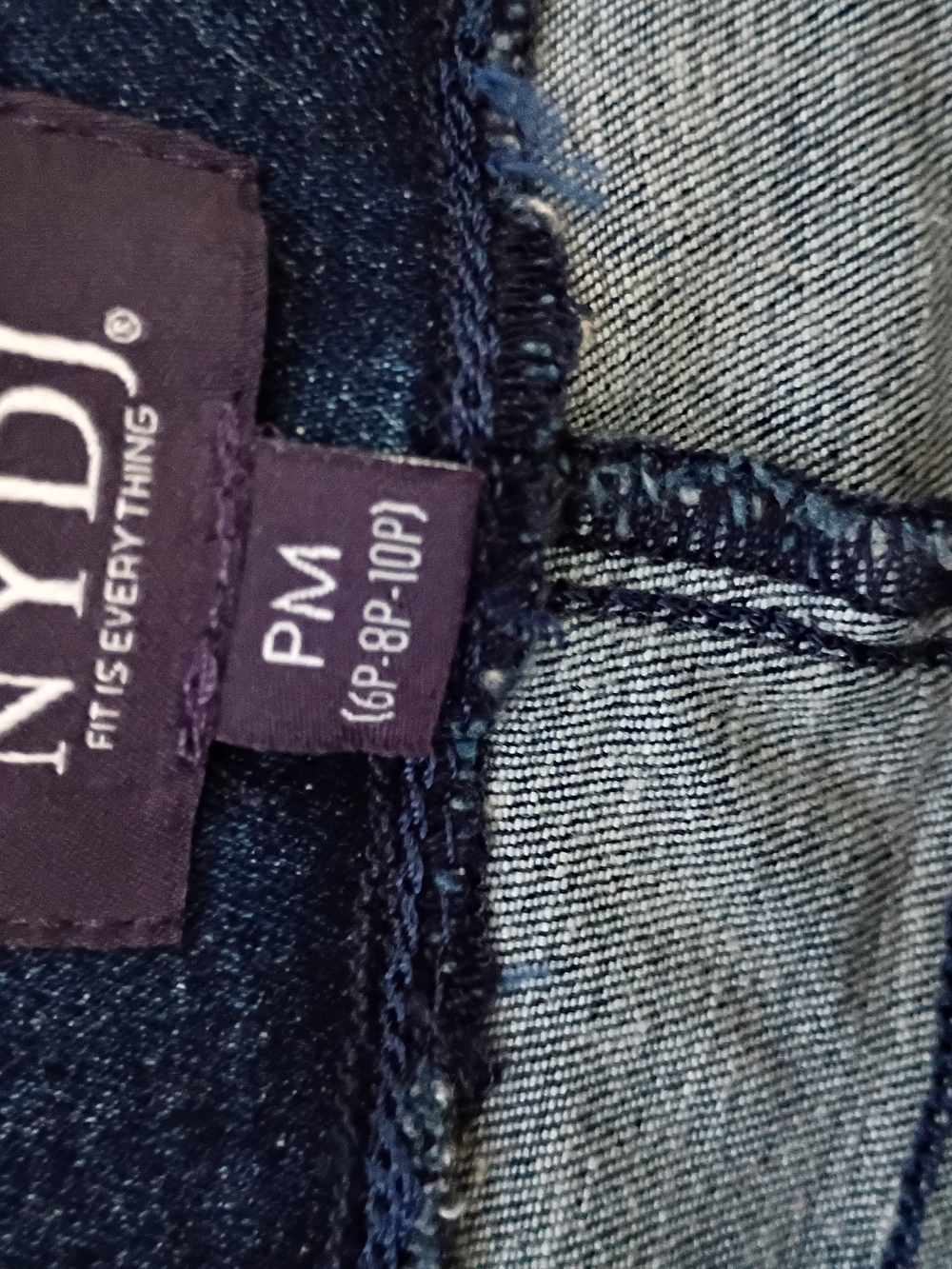 NYDJ Slim Blue Women's Bootcut Jeans Size PM (6p-8P-10P) New York Denim New - Picture 10 of 13